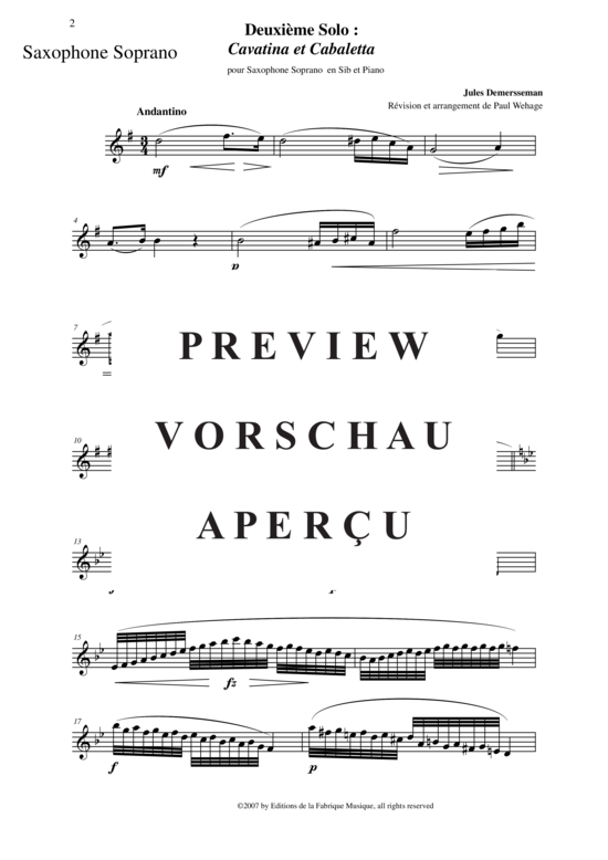 gallery: Deuxieme Solo: Cavatina et Cabaletta , , (Sopran-Saxophon + Klavier)