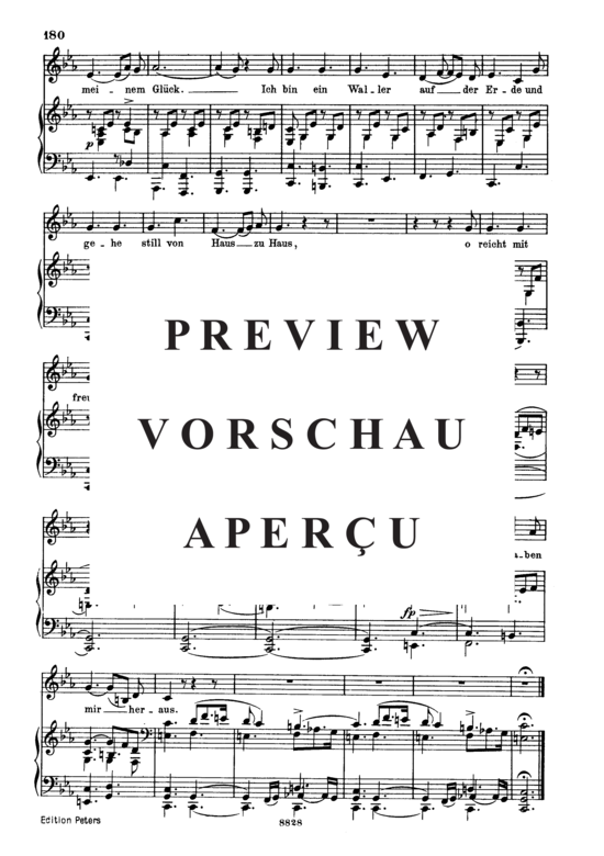 Product gallery: Page 7 of 7 Pilgerweise D.789, , Low Voice and Piano