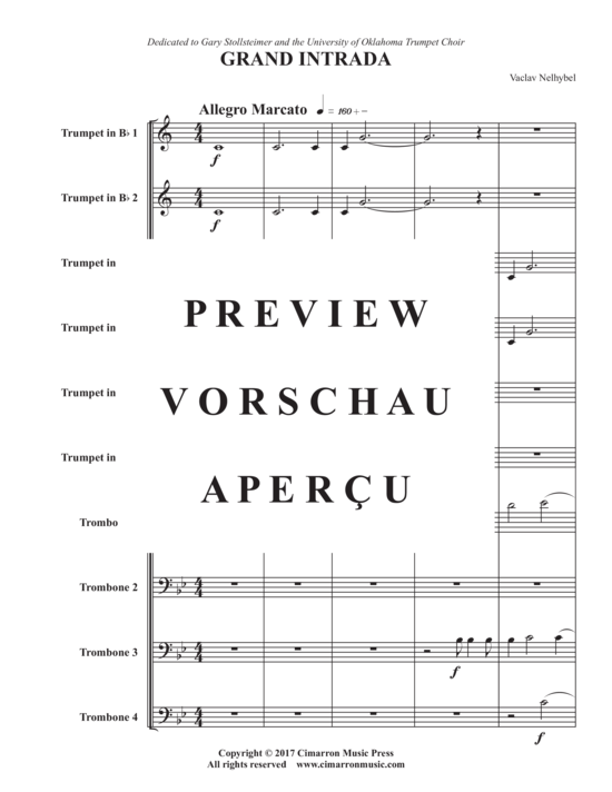 Product gallery: Page 3 of 21 Grand Intrada , , (Brass Ensemble, 6x trumpet + 4x trombone)