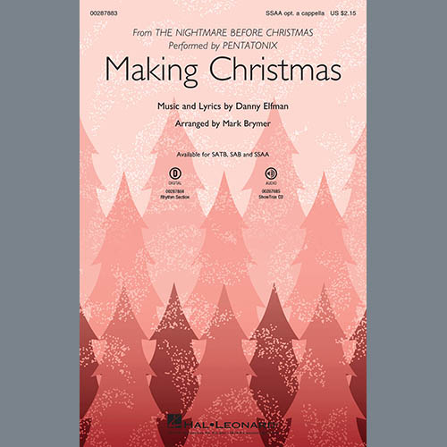 Produktbild zu: Making Christmas (from The Nightmare Before Christmas) (arr. Mark Brymer)