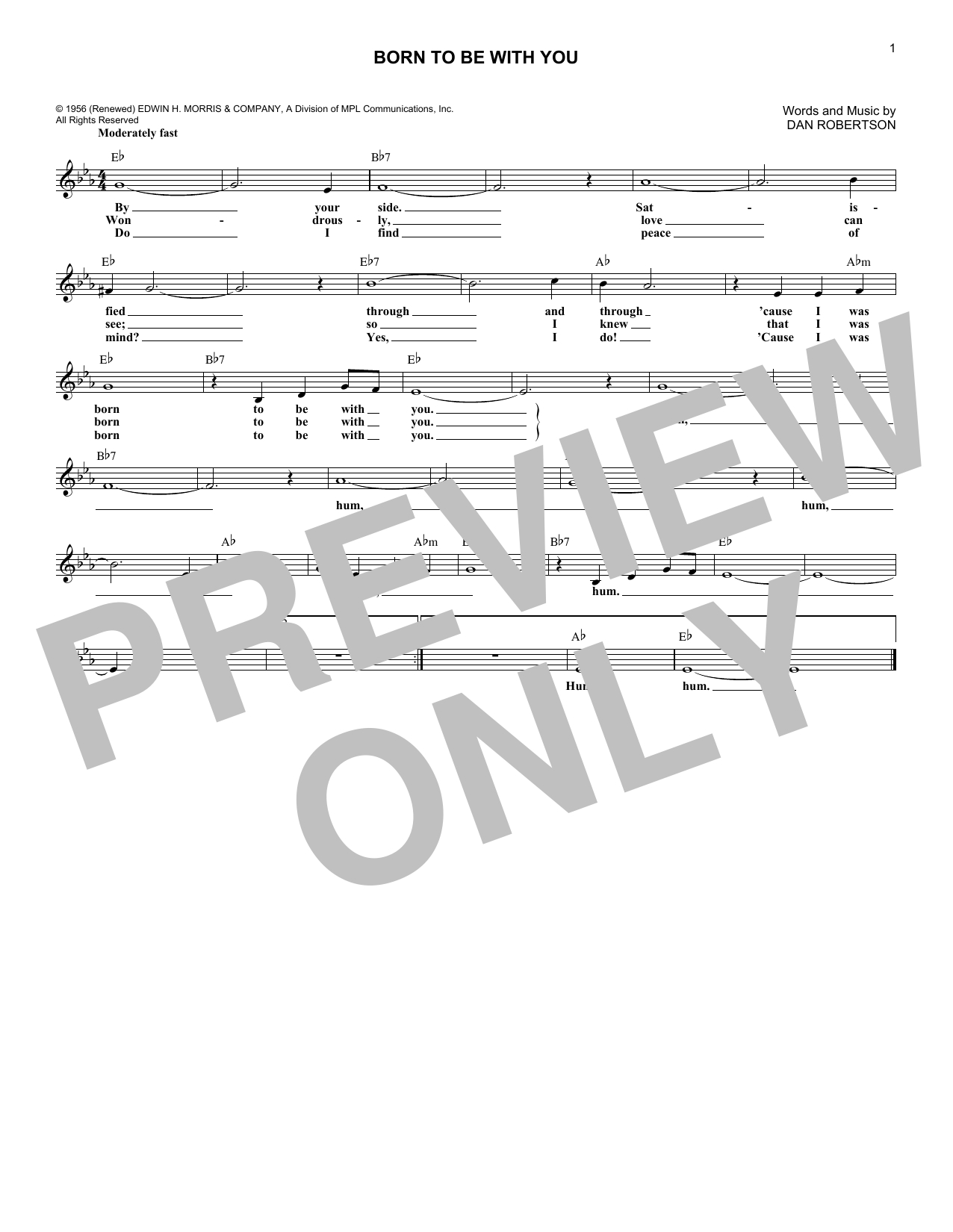 Produktbild zu: Born To Be With You