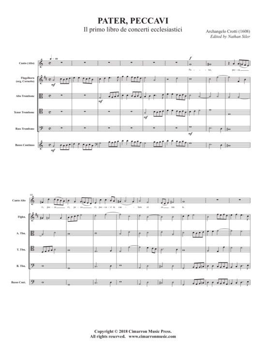 Product picture to: Pater, Peccavi Archangelo Crotti