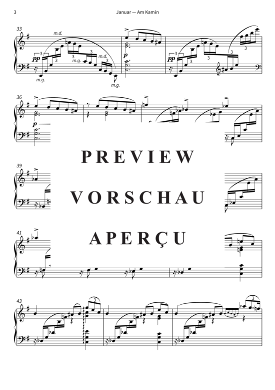 Product gallery: Page 6 of 10 Januar - Am Kamin - Die Jahreszeiten op. 37b, Nr. 1 , , Piano Solo