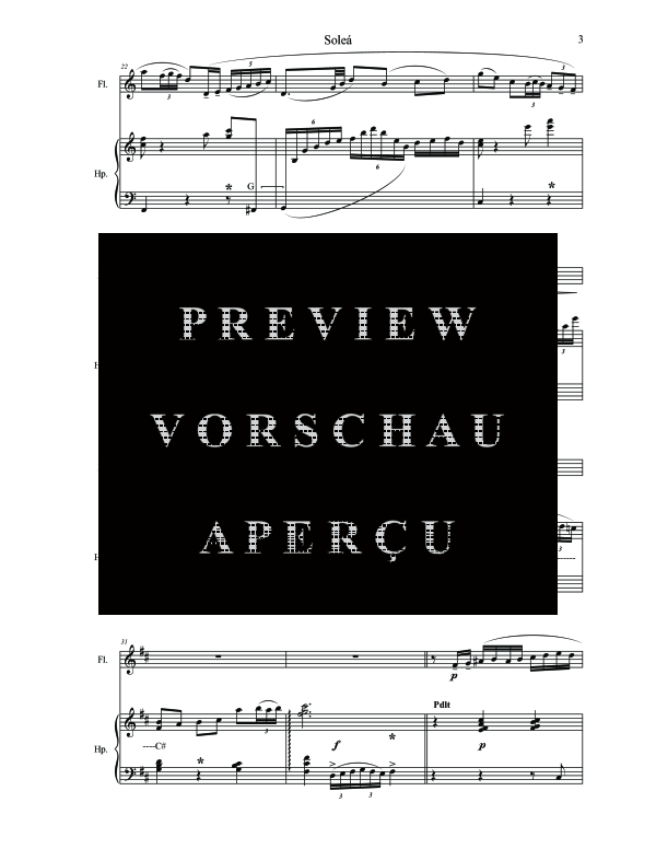 Produktgalerie: Seite 7 von 11 Soleá, , (Harfe und Flöte)