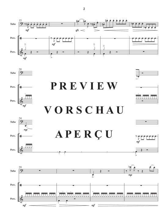 Product gallery: Page 4 of 21 Moral Dilemmas , , (Duet for tuba + percussion)