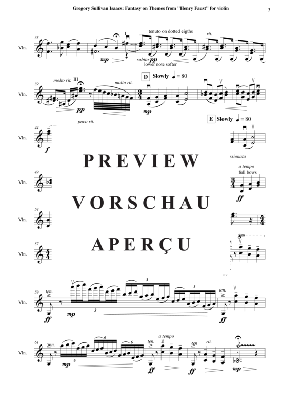Product gallery: Page 4 of 7 Fantasy on Themes from Henry Faust , , (Violine Solo)