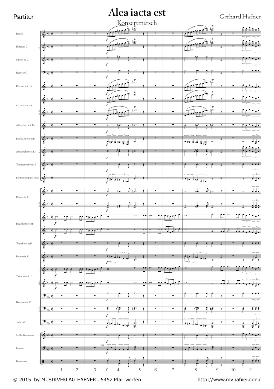 Product gallery: Page 1 of 11 Alea iacta est, , (large wind orchestra)