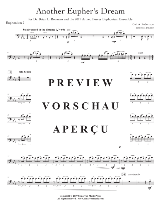 Product gallery: Page 16 of 21 Another Eupher´s Dream , , (Euphonium Ensemble 8 parts)