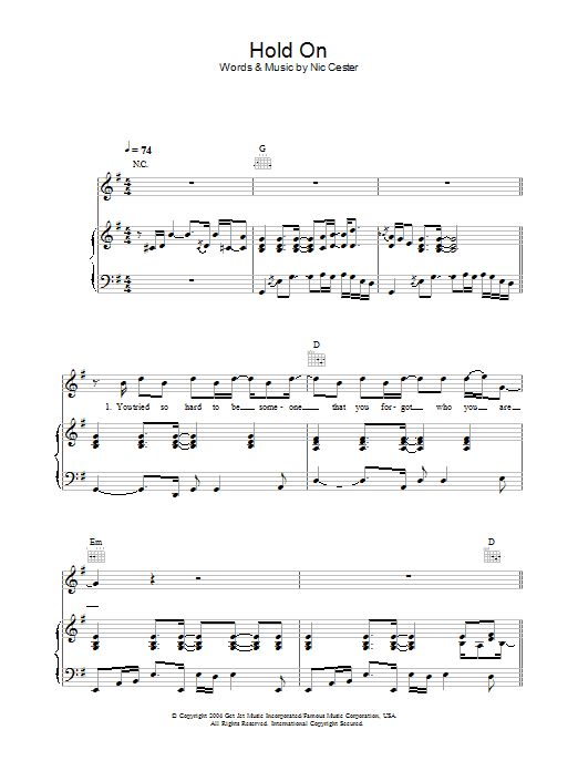 Produktbild zu: Hold On