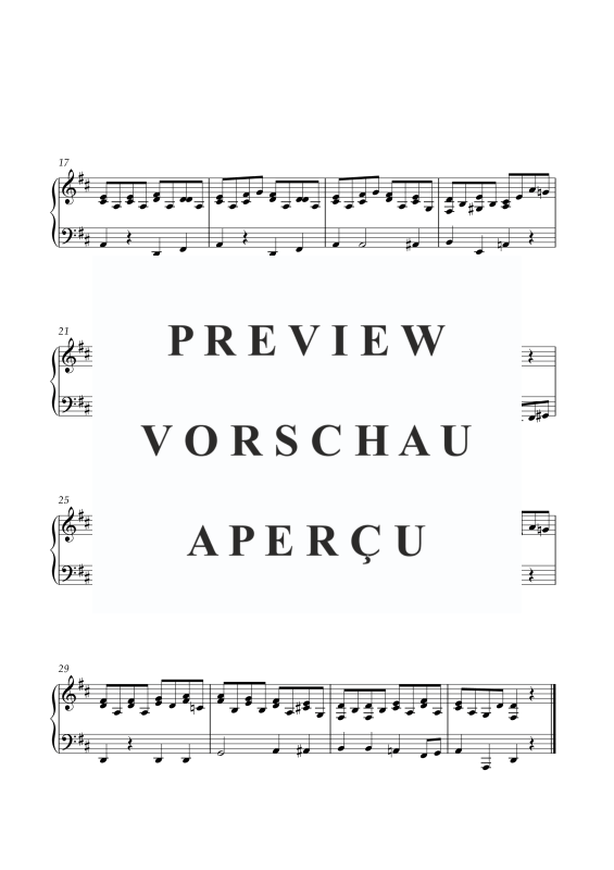 Produktgalerie: Seite 3 von 3 Europahymne - Ode an die Freude, , Klavier Solo