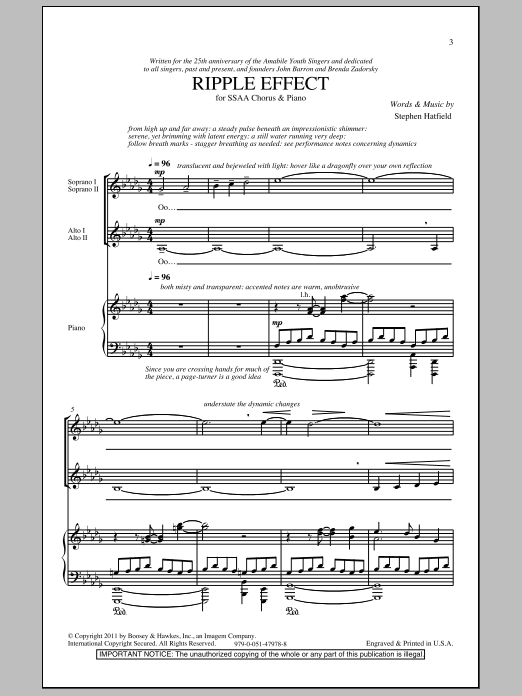 Produktgalerie: Seite 1 von 1 Ripple Effect, Stephen Hatfield, Chor