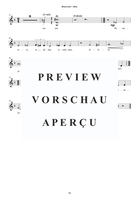 Produktgalerie: Seite 11 von 11 Resurrexi, , Gemischter Chor