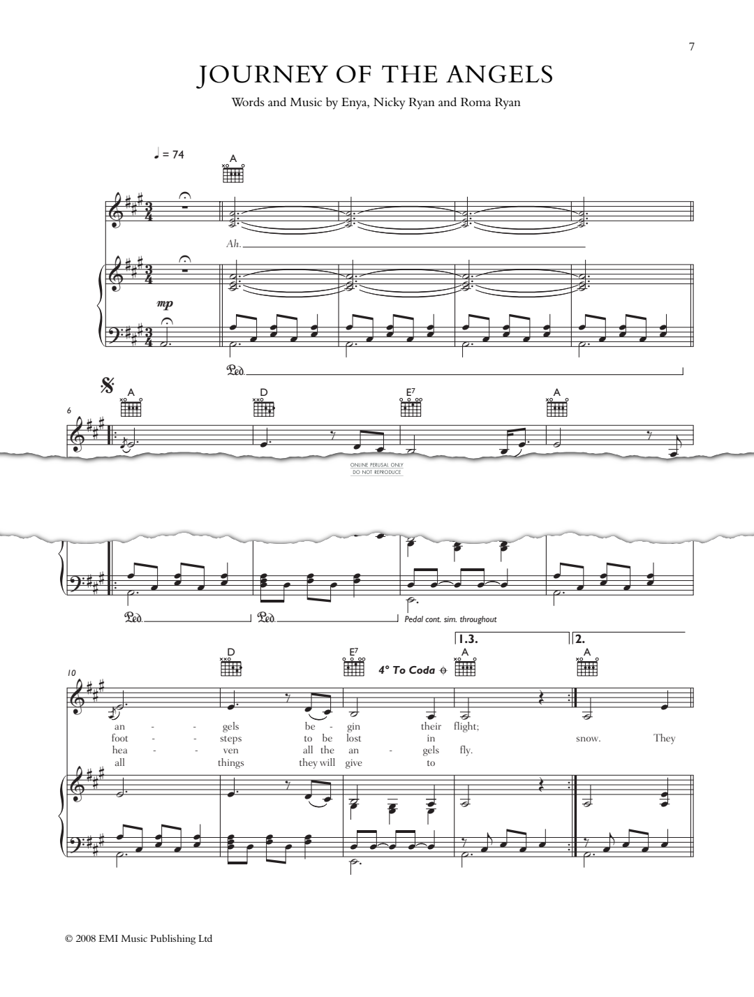 Product gallery: Page 1 of 1 Journey Of The Angels, Enya