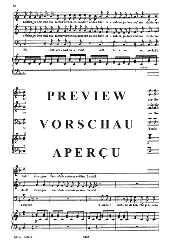 Product gallery: Page 5 of 9 Das Bandel K.441 (Terzett), , Medium Voice and Piano