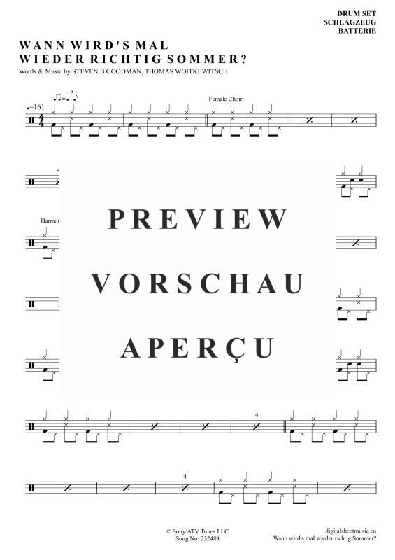 gallery: Wann wird’s mal wieder richtig Sommer , Carrell, Rudi, Drums