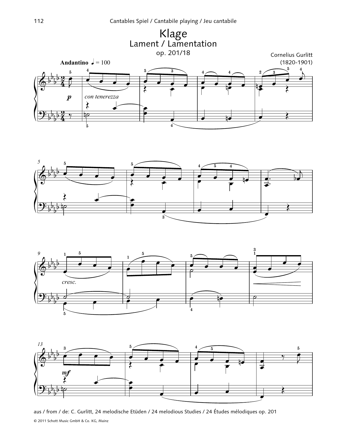 Product gallery: Page 1 of 1 Lament, Cornelius Gurlitt
