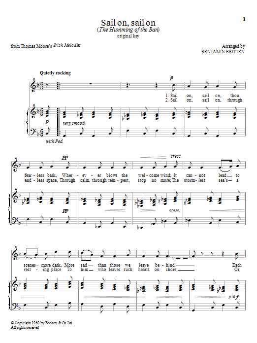 Produktbild zu: Sail On, Sail On