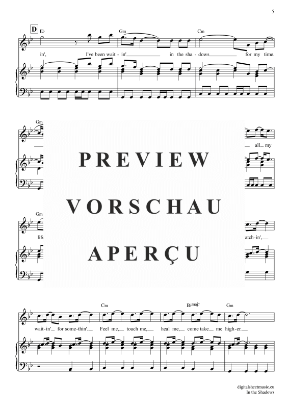 gallery: In The Shadows, Rasmus, Klavier, Gesang & Akkorde