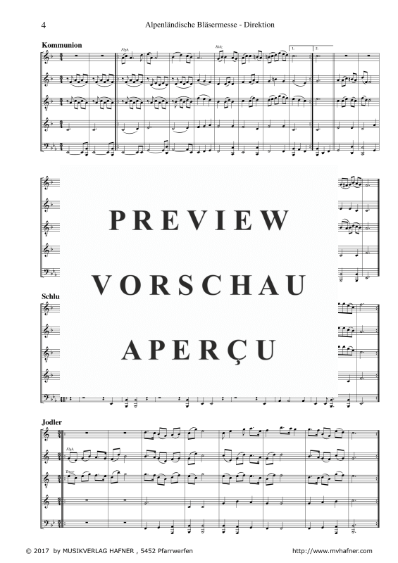 Product gallery: Page 9 of 11 Alpenländische Bläsermesse, , (wind orchestra)