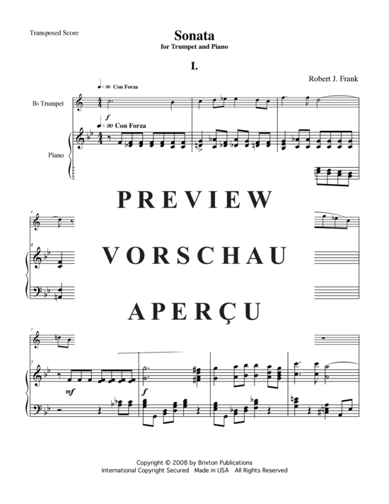 Produktgalerie: Seite 4 von 21 Sonata for Trumpet and Piano , , (Trompete und Klavier)