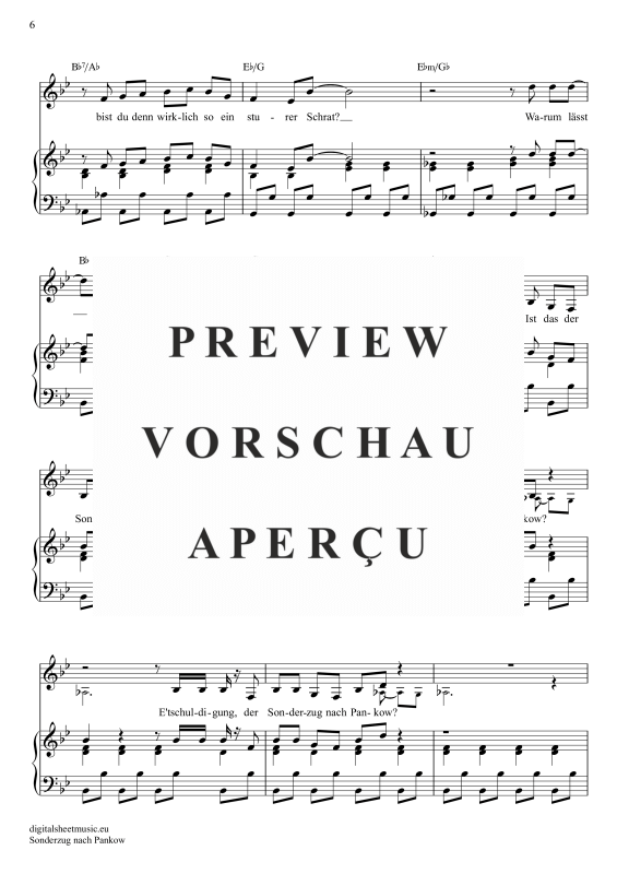 gallery: Sonderzug Nach Pankow, Lindenber, Udo, Klavier, Gesang & Akkorde