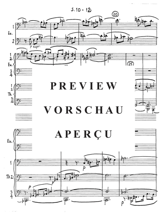 Produktgalerie: Seite 16 von 21 Sinfonia No. 10 , , (Tuba Ensemble EEEETTTT)
