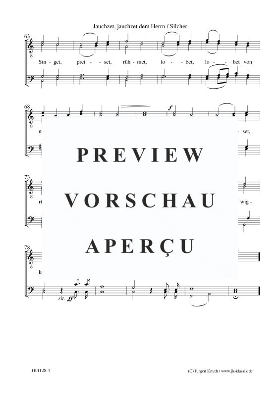 gallery: Jauchzet, jauchzet dem Herrn, , Männerchor