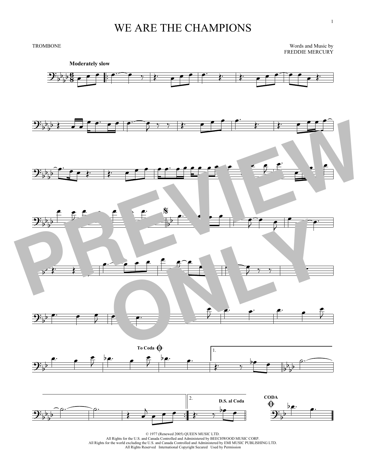 Product gallery: Page 1 of 1 We Are The Champions, Queen