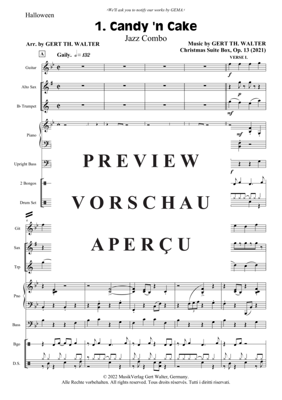 Produktgalerie: Seite 2 von 21 Candy ´n Cake , , (Combo Band + Alt Saxophon, Trompete)