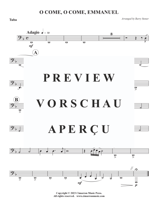 Produktgalerie: Seite 9 von 9 O Come, O Come Emmanuel, , Blechbläserquintett