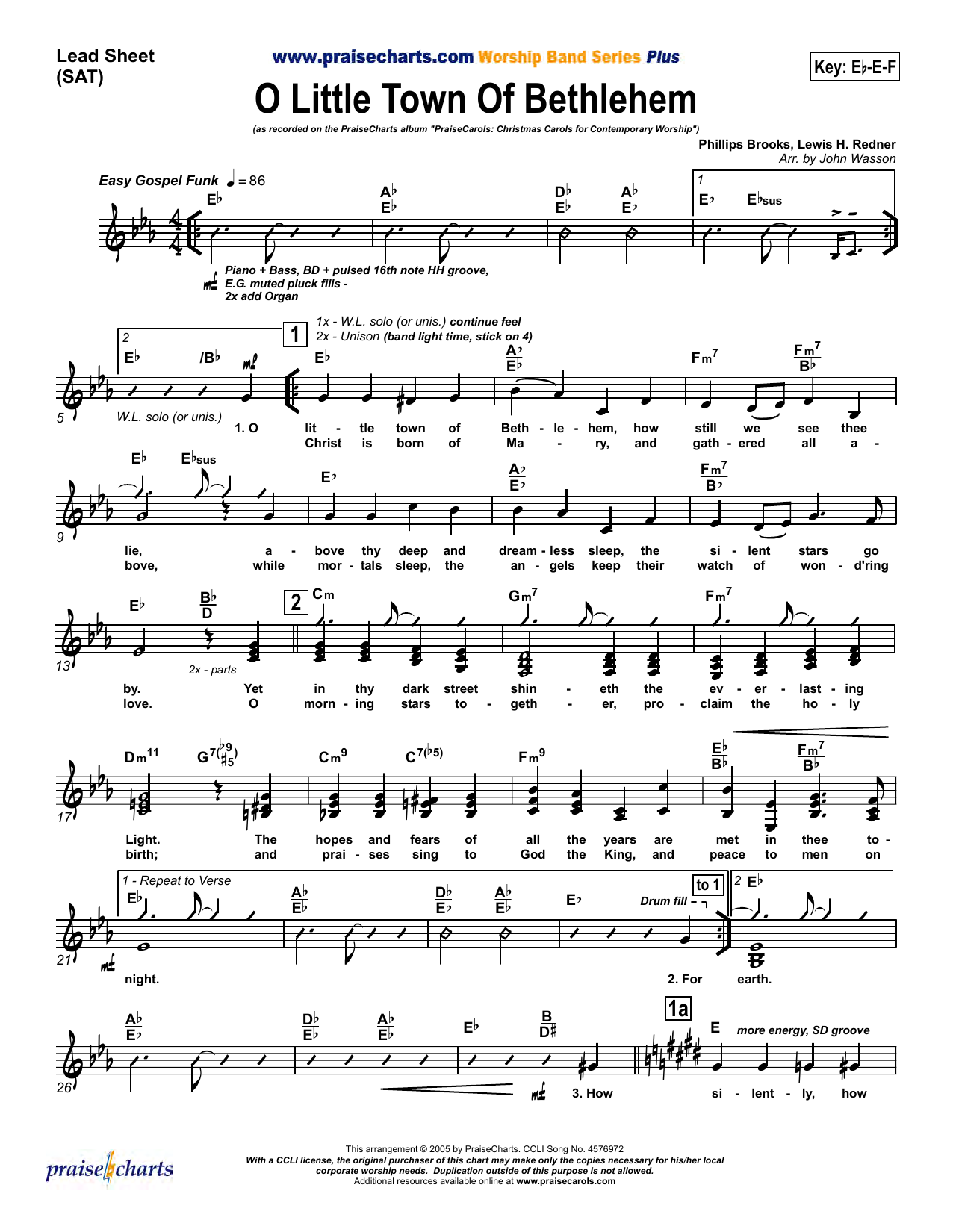 Produktbild zu: O Little Town of Bethlehem