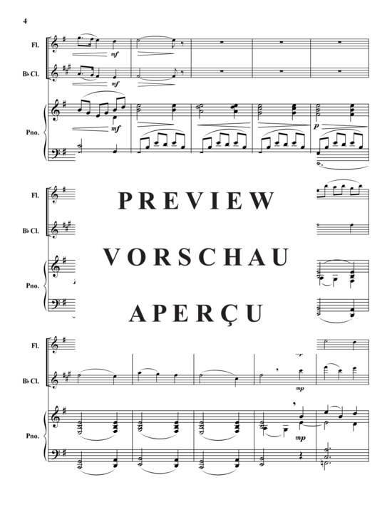 Product gallery: Page 5 of 8 When Jesus Wept , , (flute, clarinet + piano)