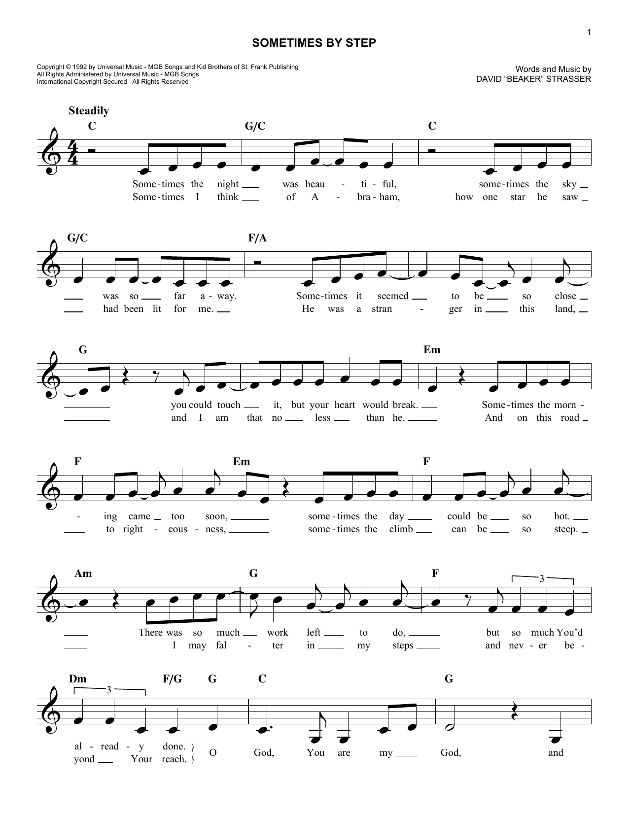 Produktbild zu: Sometimes By Step