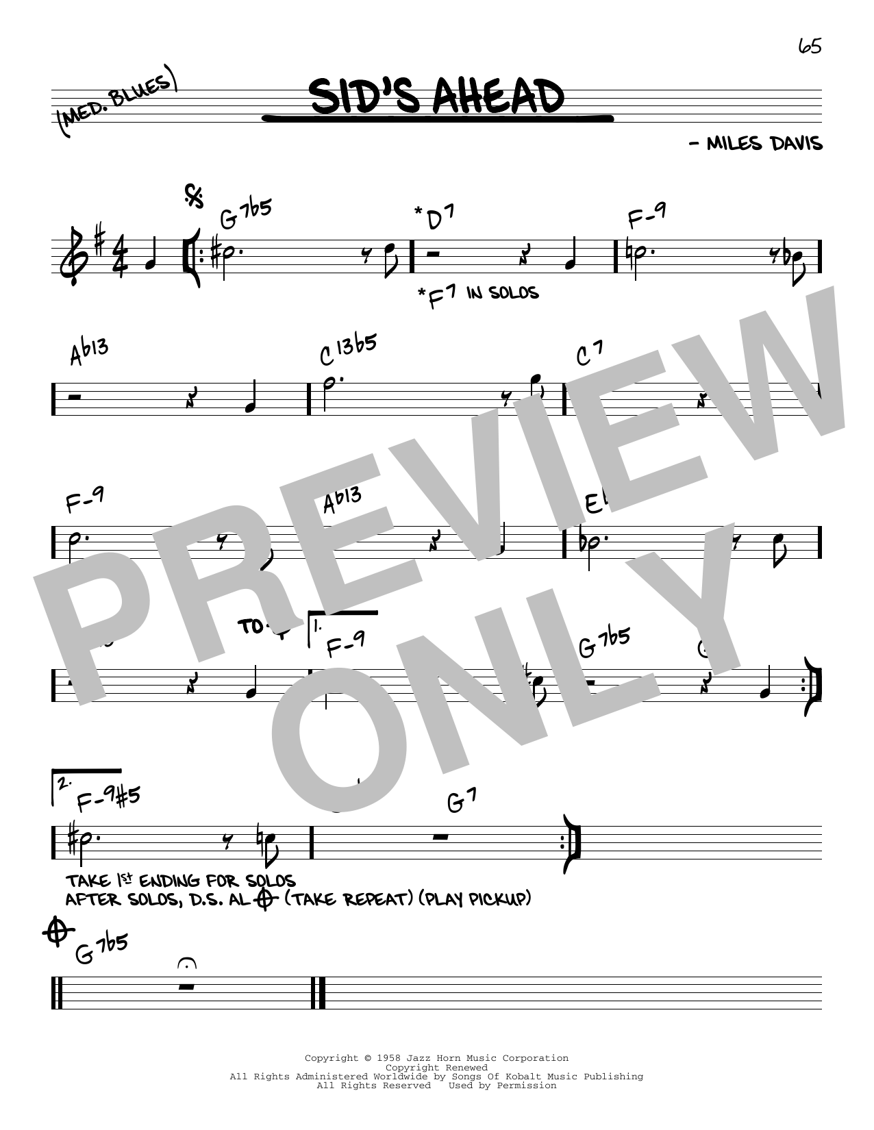 Produktbild zu: Sid's Ahead