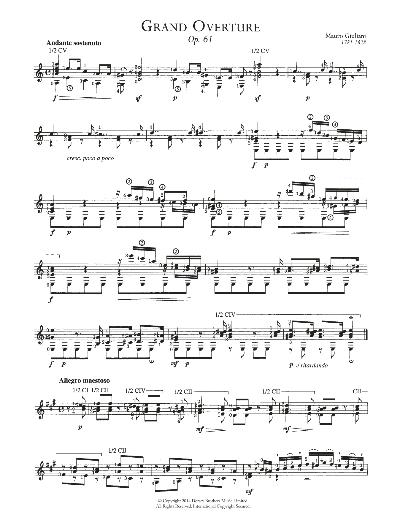 Product picture to: Grande Overture Op. 61