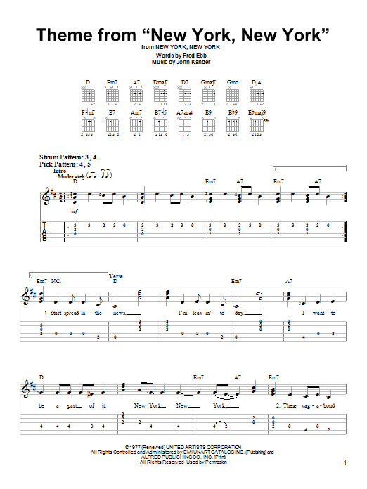 Product gallery: Page 1 of 1 Theme From "New York, New York", Frank Sinatra