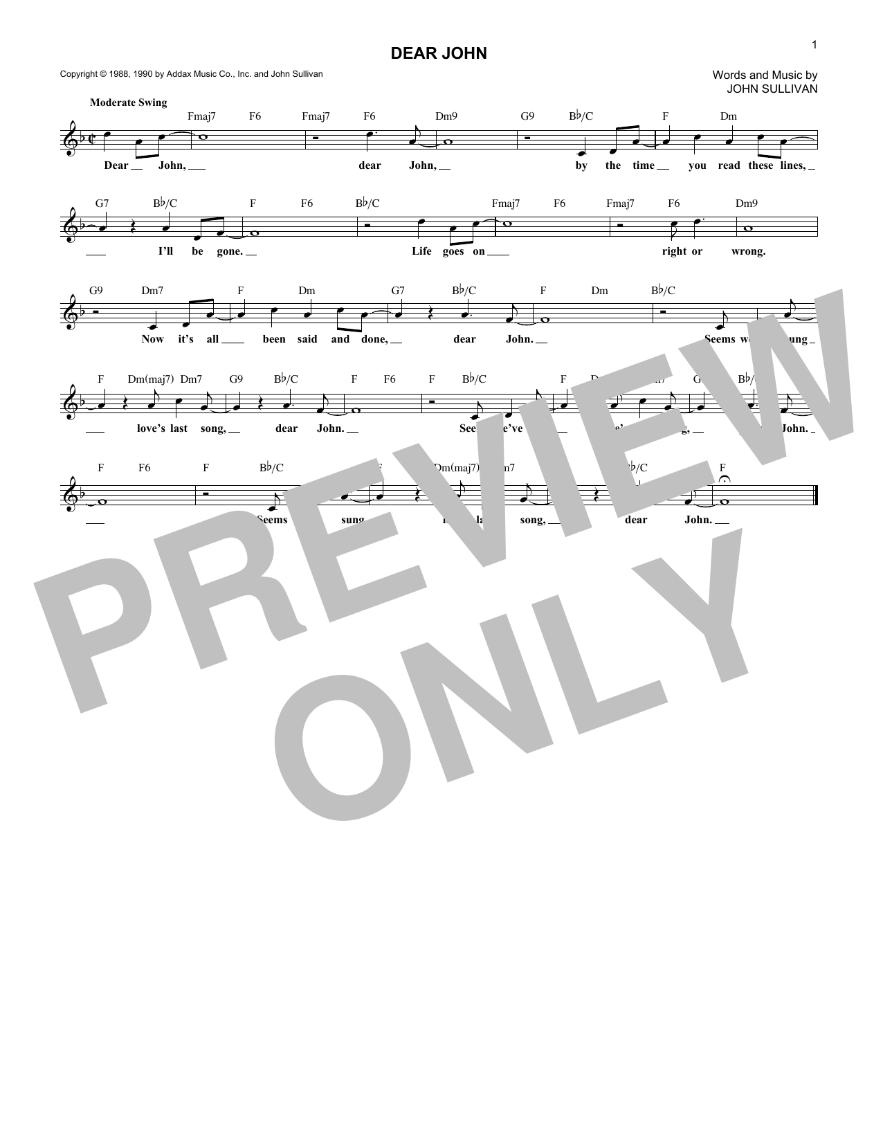 Produktbild zu: Dear John