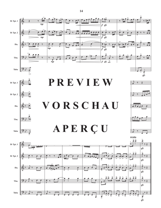 Produktgalerie: Seite 16 von 21 Rondino Brilliante , , (Blechbläserquintett)