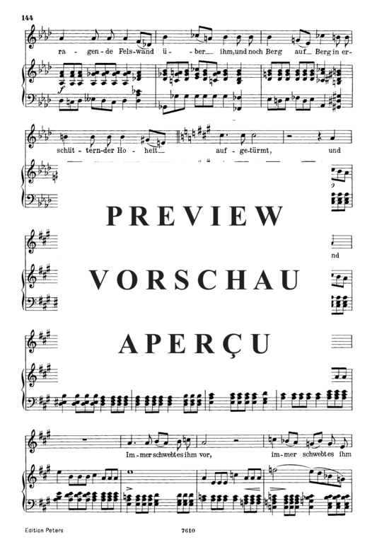 Product gallery: Page 4 of 9 Das Heimweh D.851, , Low Voice and Piano