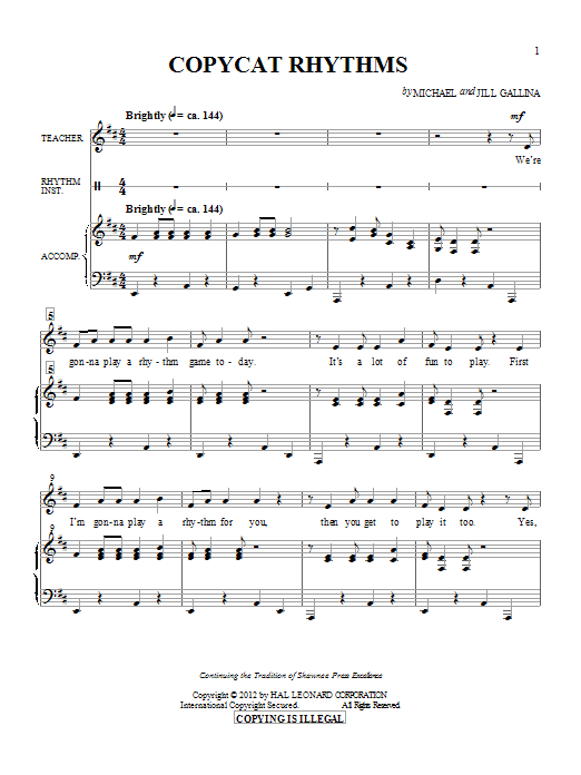 Produktbild zu: Copy Cat Rhythms
