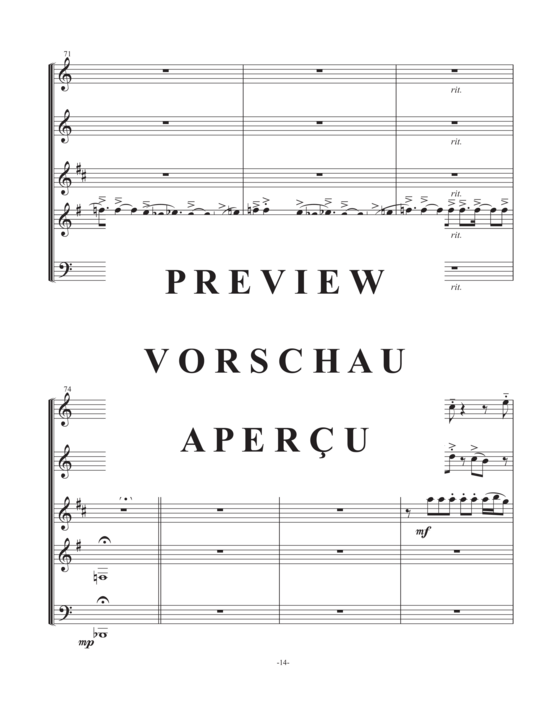 Produktgalerie: Seite 17 von 21 Two Modern Motets , , (Holzbläser Quintett Flöte, Oboe, Klarinette, Horn, Fagott)