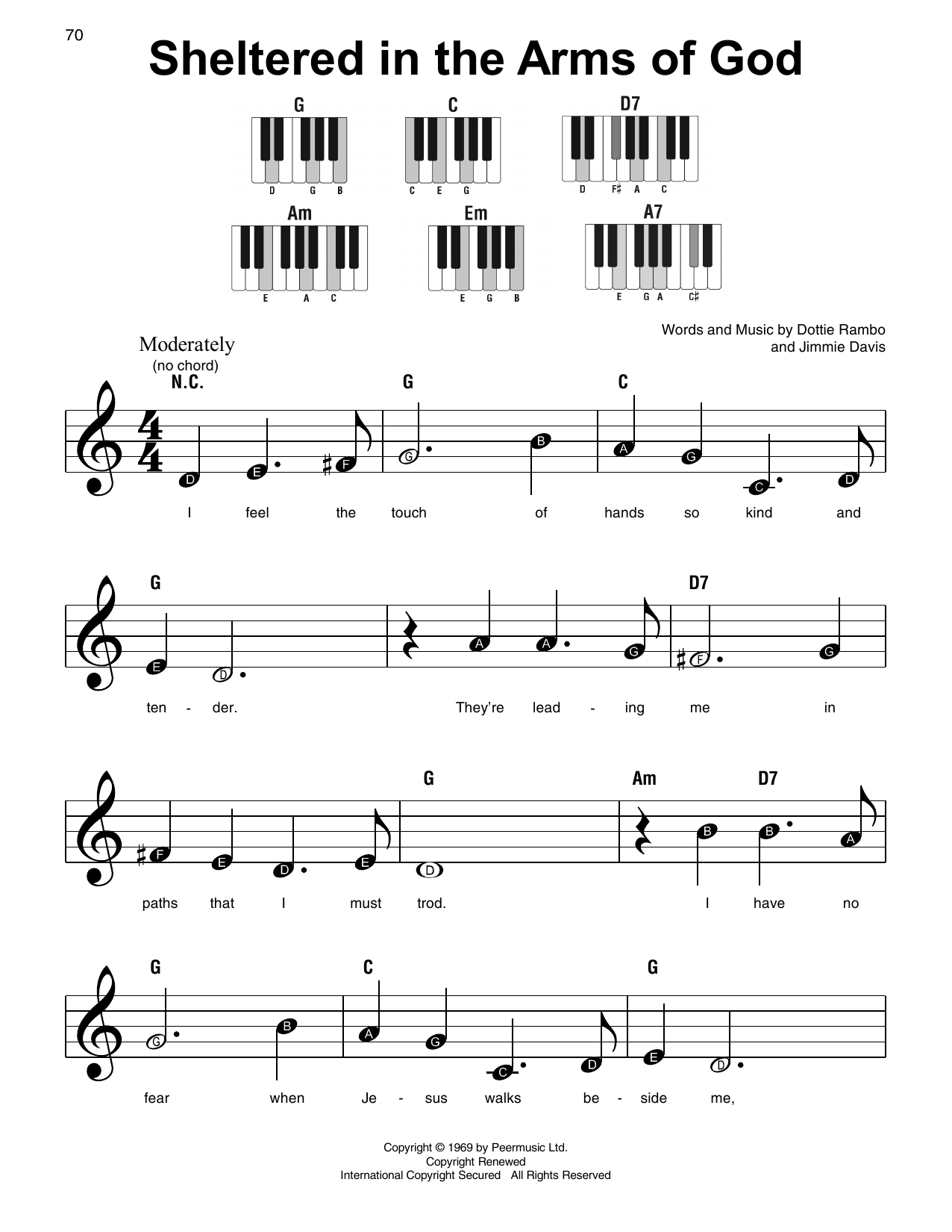 Produktbild zu: Sheltered In The Arms Of God