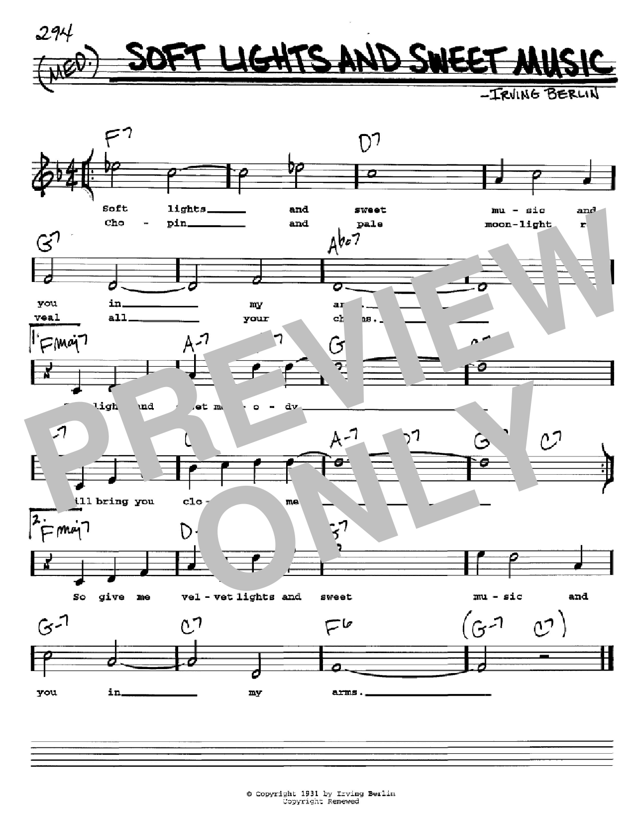 Produktbild zu: Soft Lights And Sweet Music