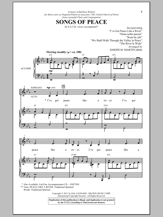 Produktbild zu: Songs Of Peace