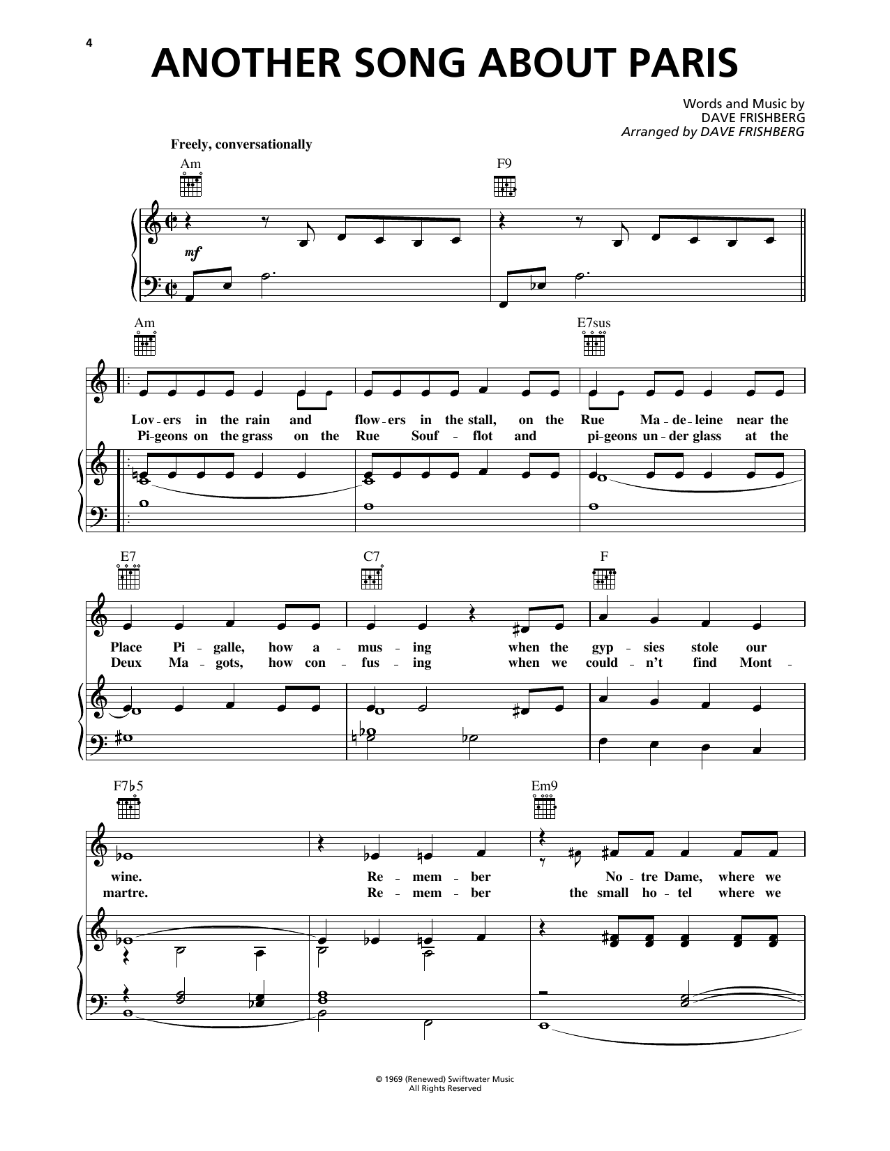 Produktbild zu: Another Song About Paris
