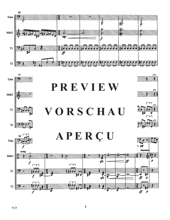 Produktgalerie: Seite 7 von 21 Cortege , , (Tuba + Percussion)