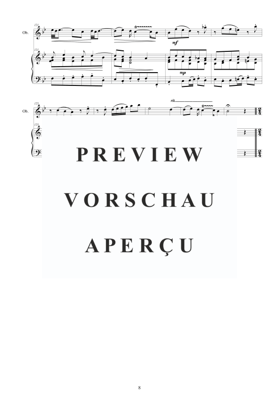 Product gallery: Page 9 of 11 Oboe Concerto No.8 in G-Moll Op.9, , Flute and Harpsichord/Piano