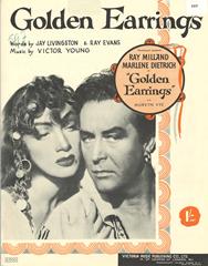 cover: Golden Earrings (from 'Golden Earrings'), Victor Young