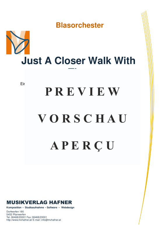 Product gallery: Page 4 of 11 Just A Closer Walk With Thee, , (large wind orchestra)