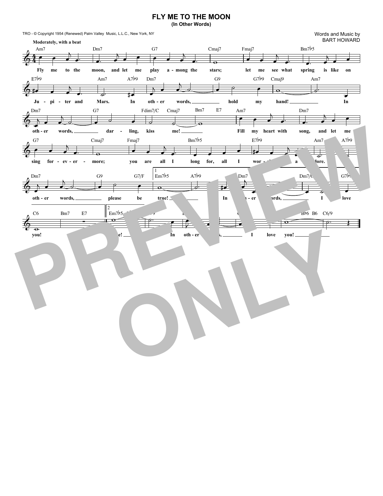 Produktbild zu: Fly Me To The Moon (In Other Words)